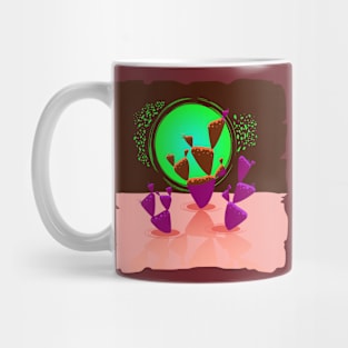 Violet space cactus Mug